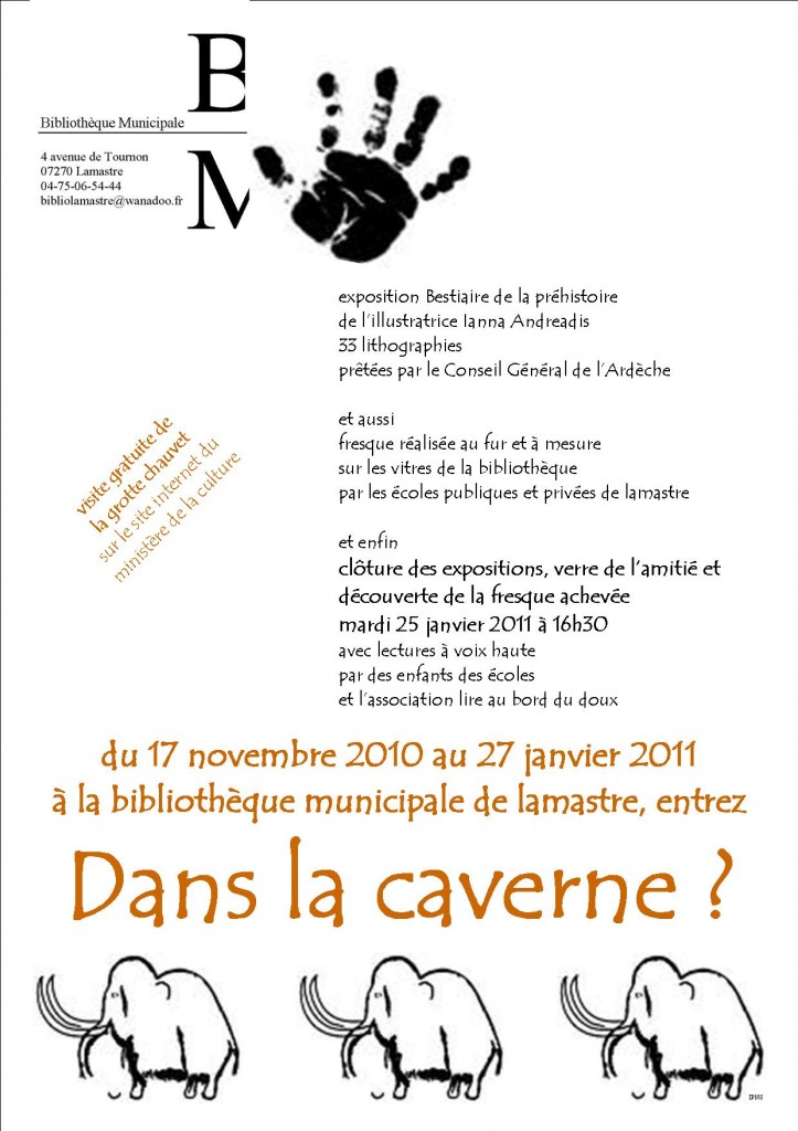 affiche caverne coul pour site web