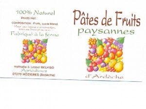 pates fruits