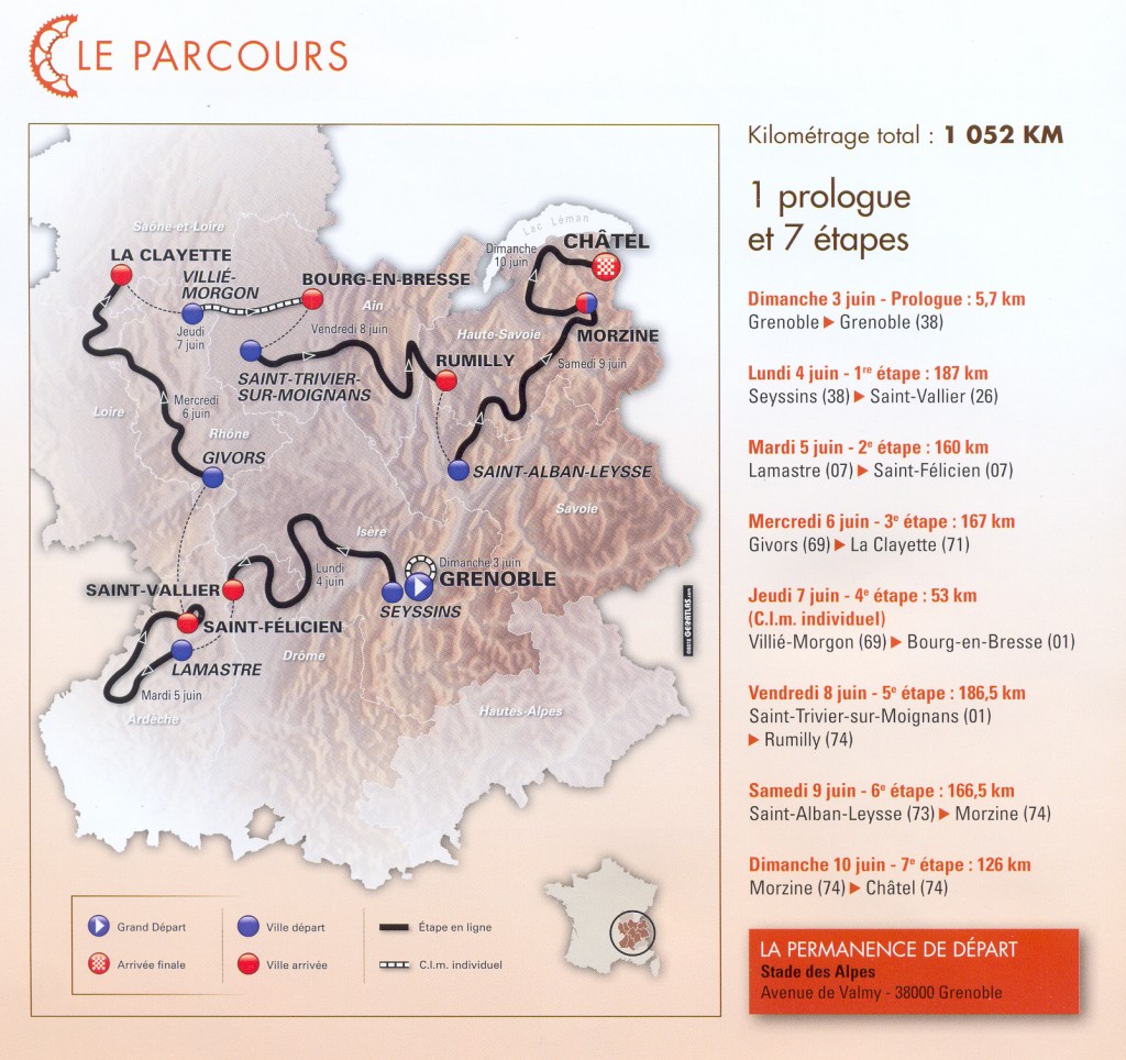 parcours criterium  D L 2012