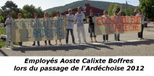 Manifestation calixte aoste Boffres ardechoise 2012