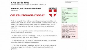 blog école publique lamastre, sortie savoie.