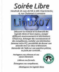 logiciel libre eclectic lamastre