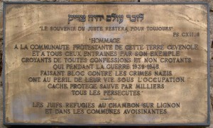 plaque-des-justes le chambon