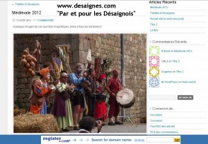 lancement www.desaignes.com