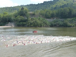 natation triathlon lamastre lac collanges
