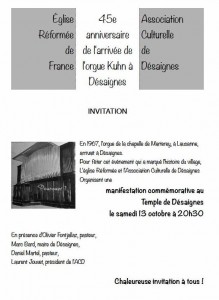 orgue desaignes anniversaire 45 ans