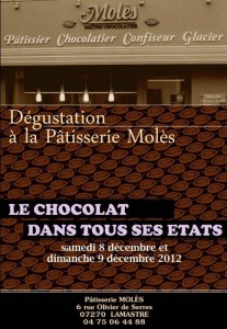 degustation chocolat patisserie Molès decembre 2012