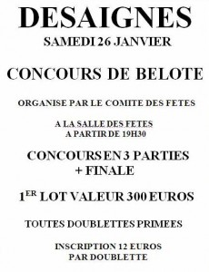 concours belote desaignes janvier 2013 F