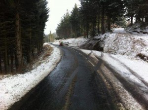 sortie de route rallye monte carlo Hirvonen