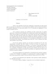 LETTRE MAIRIE