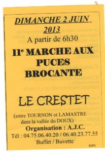 brocante le crestet 2013