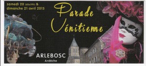 arlebosc parade venitienne 2013 r