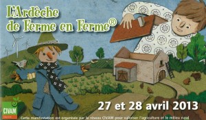 logo de ferme en ferme ardèche 2013