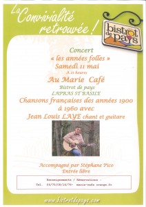 concert 11 mai jean louis Laye