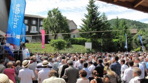 discours foule inauguration train vivarais mastrou