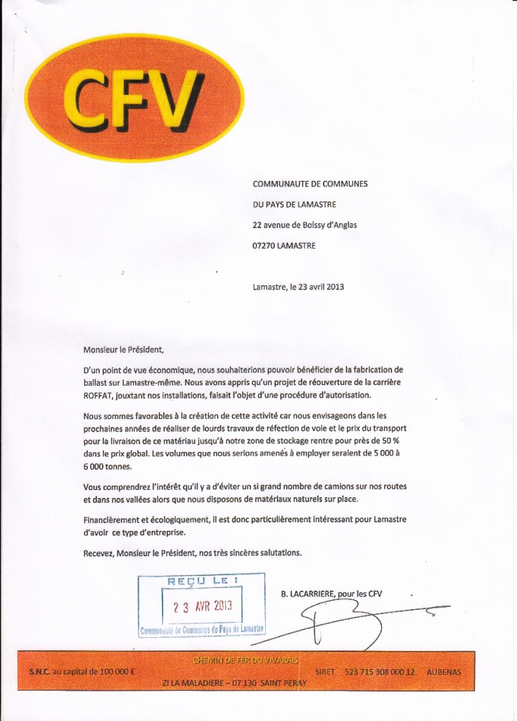 carrière Lamastre lettre CFV_0001