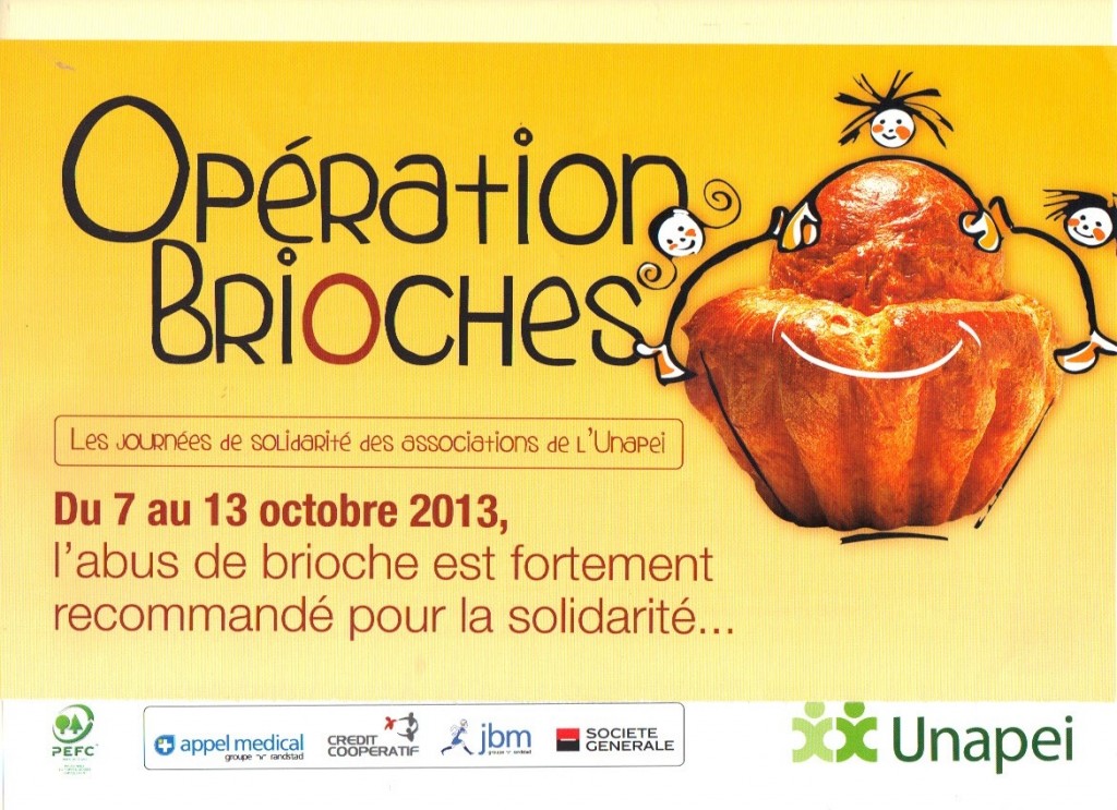 Opération  brioches 2013 ADAPEI