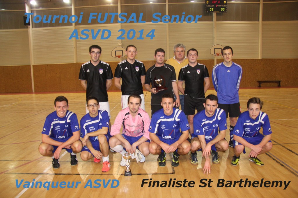 ASVD tournoi futsal equipe foot ASVD vainqueur St Barth finaliste f