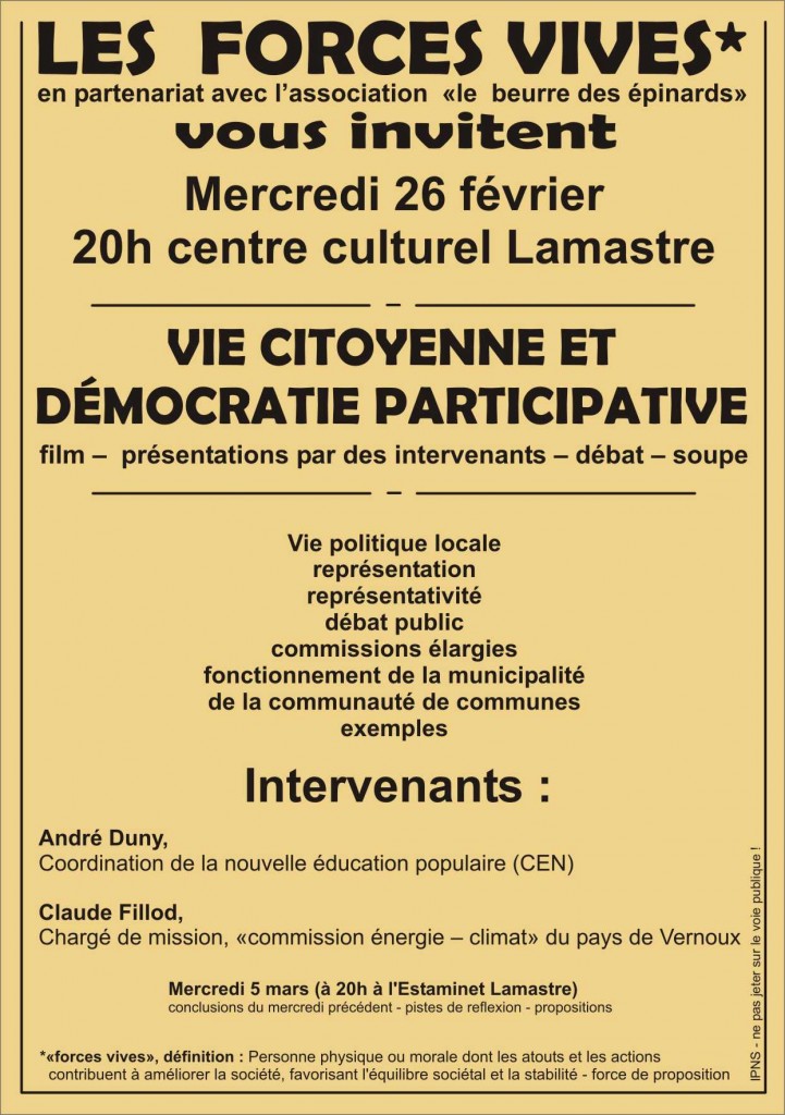 forces vives lamastre vie citoyenne et démocratie participative