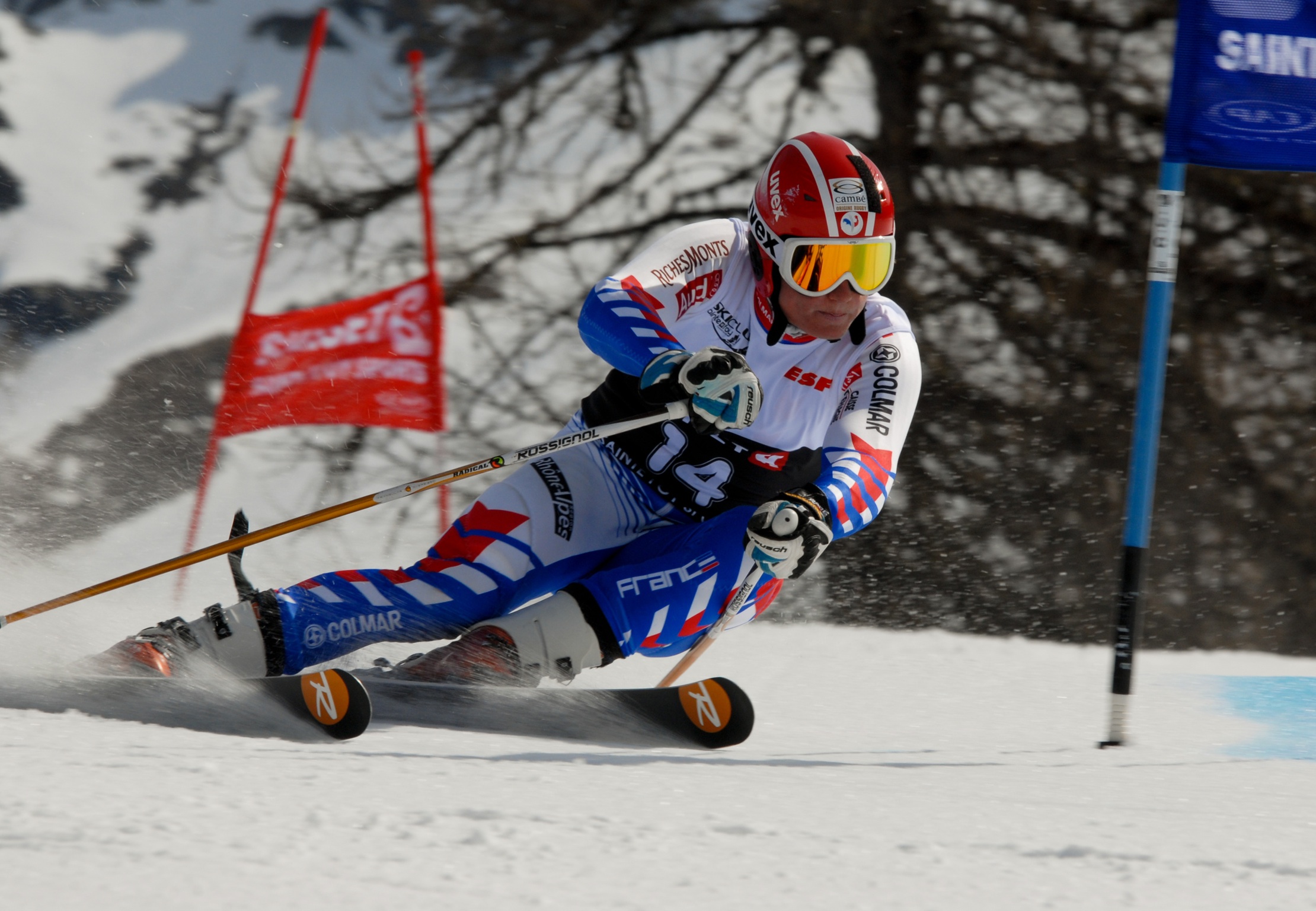 GUILLAUME GRAND Géant championnat france ski porte