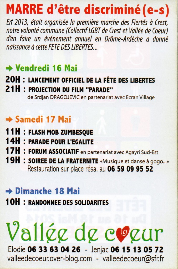 PROGramme fete liberte lamastre mai 2014