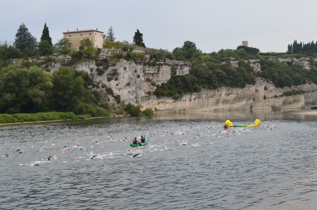 triathlon des gorges natation