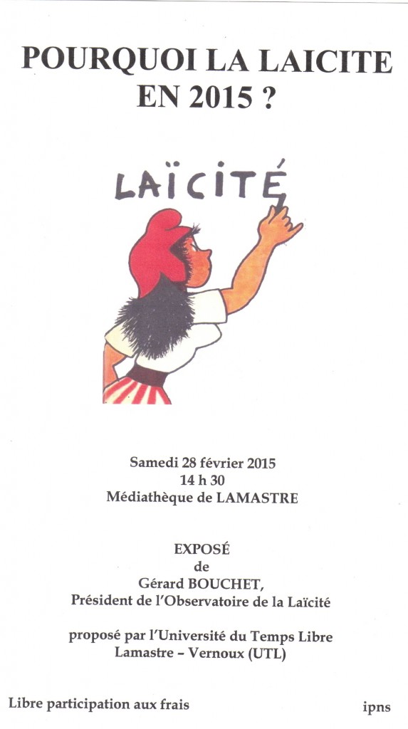 AFFICHE LAICITE lamastre