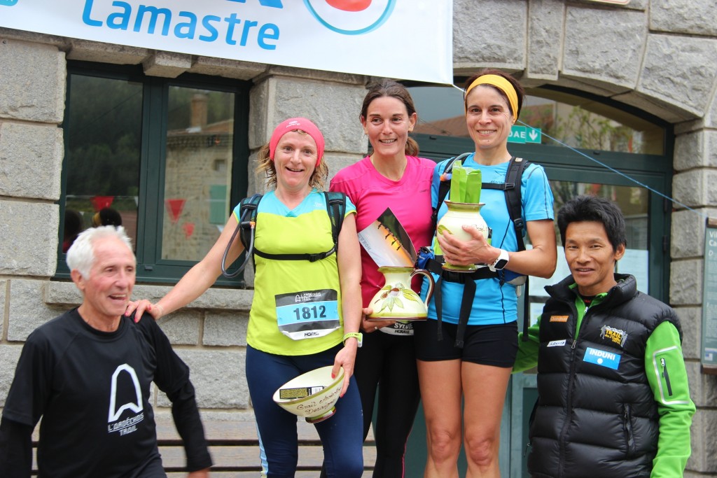 podium trail desaignes 20 KM 2015 sylviane boulon