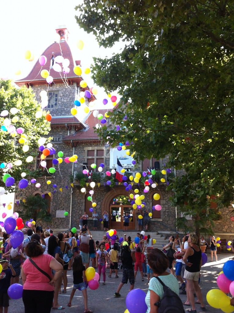 14 JUILLET LAMASTRE lacher ballon