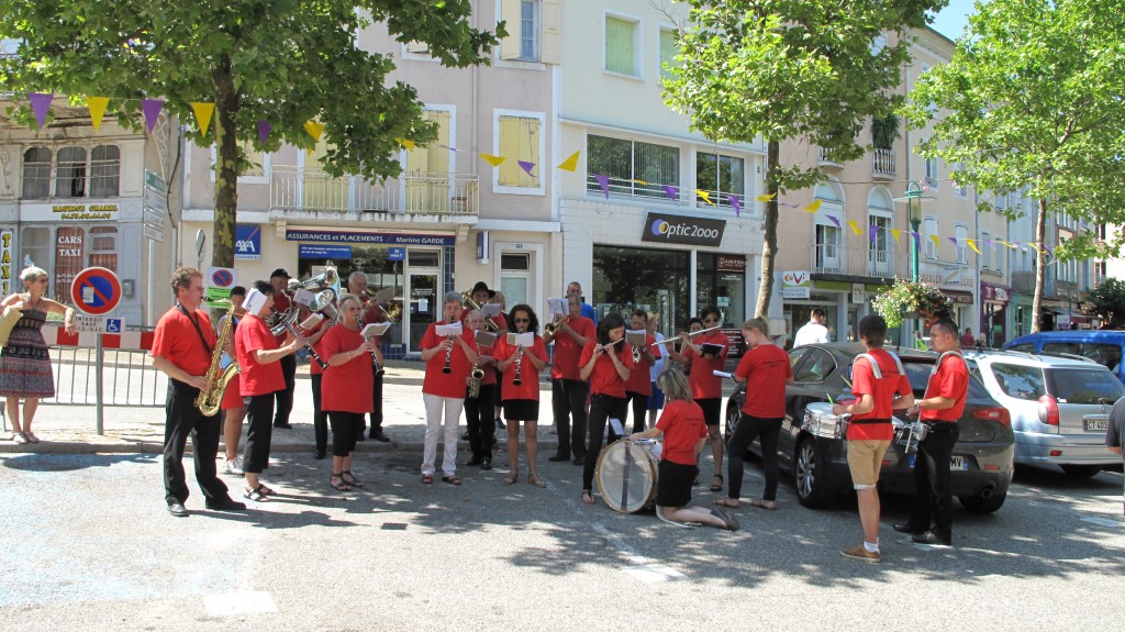 aubade fanfare lamastre 14 juillet 2105