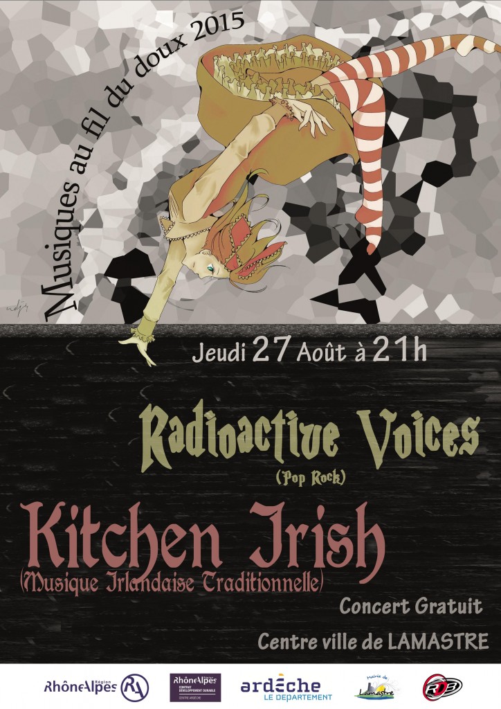 Affiche Radioactive Voices - ecole musique lamastre