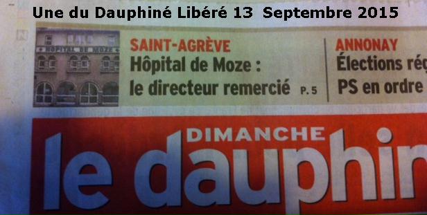 une Dauphiné Libéré Hôpital St Agreve