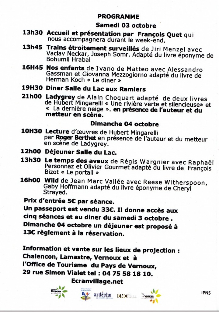 Programme roman et cinema ecran village 2015_0001