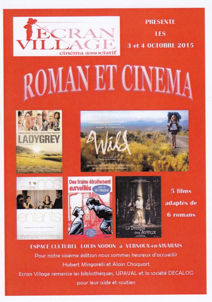 roman et cinema ecran village 2015