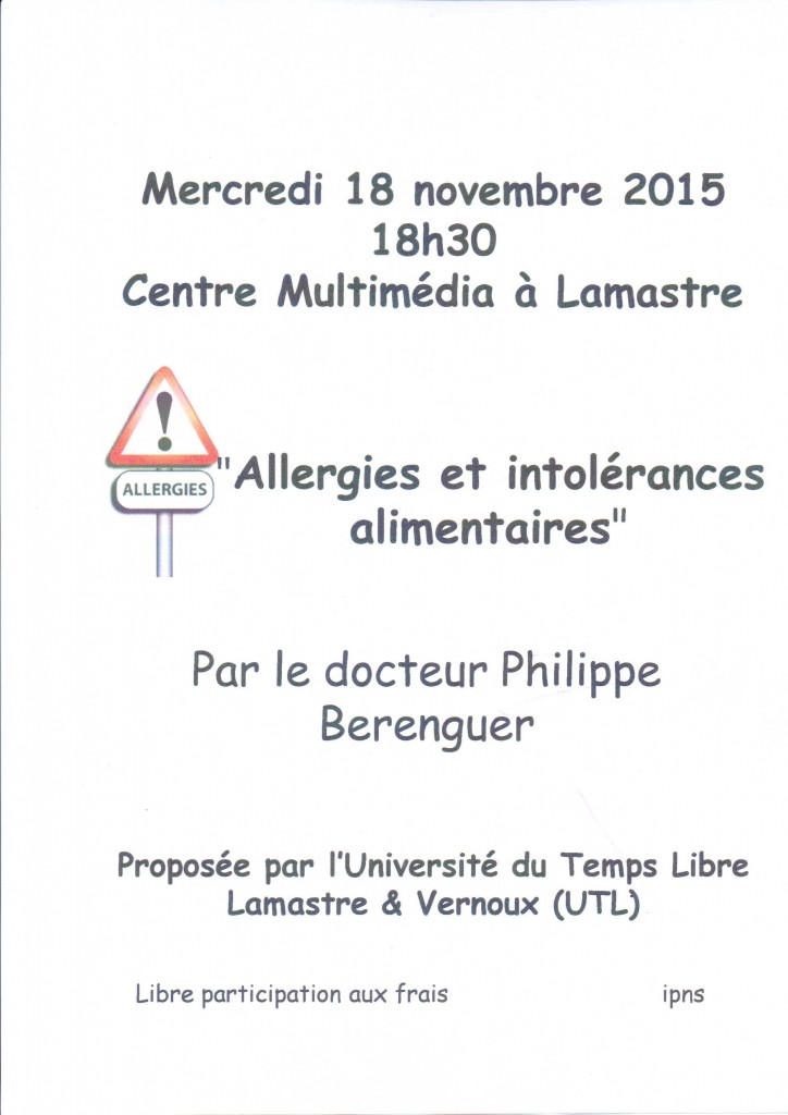 allergies intolérances alimentaires berenguer