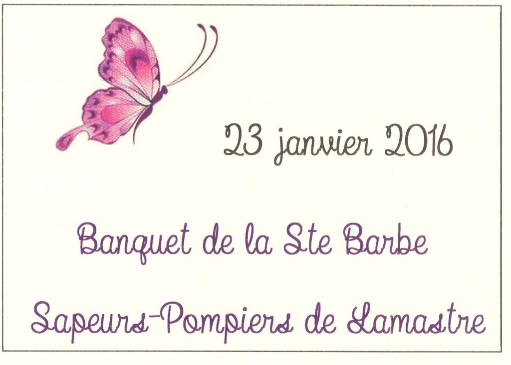 repas sapeurs pompiers lamastre