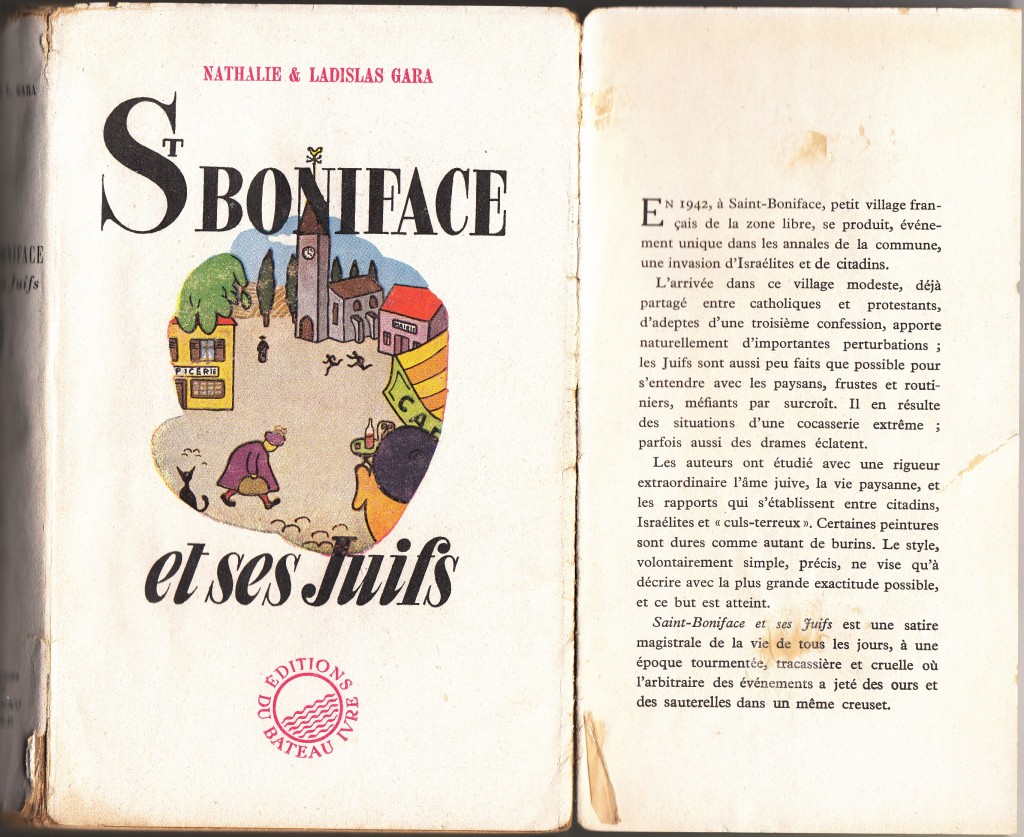 Saint Boniface et ses juifs , été 42 edition originale