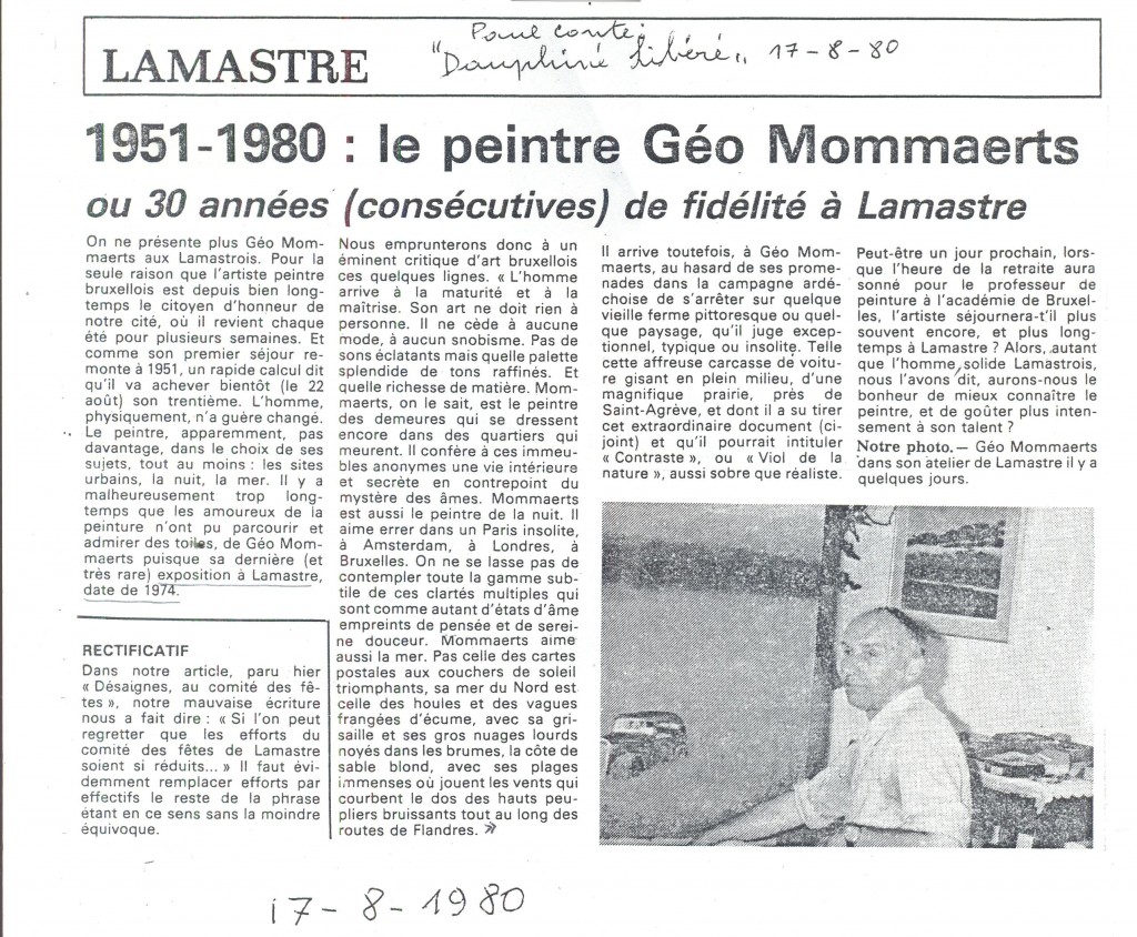 Dauphiné libéré mommaerts 1980
