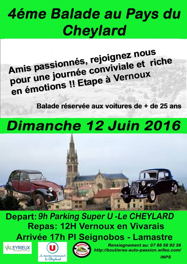 balade vielles auto le cheylard lamastre