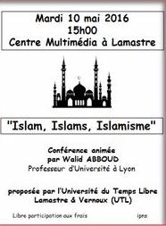 islam lamastre UTL conférence