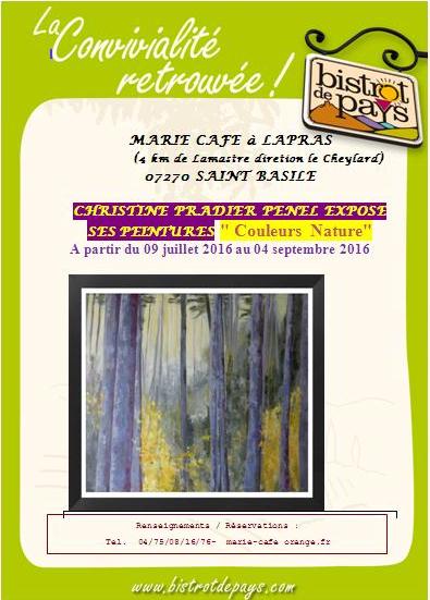 christine pradier penel peinture marie café F