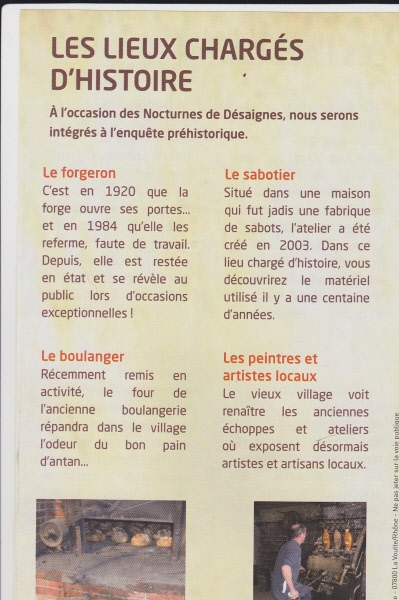 lieux histoire desaignes