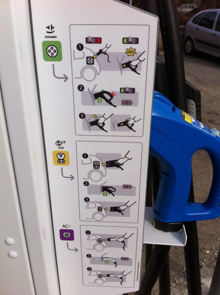 borne rechargement électrique MODE emploi lamastre