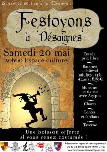 festoyons à desaignes medievale