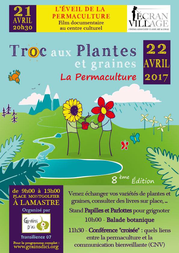 troc aux plantes lamastre permaculture