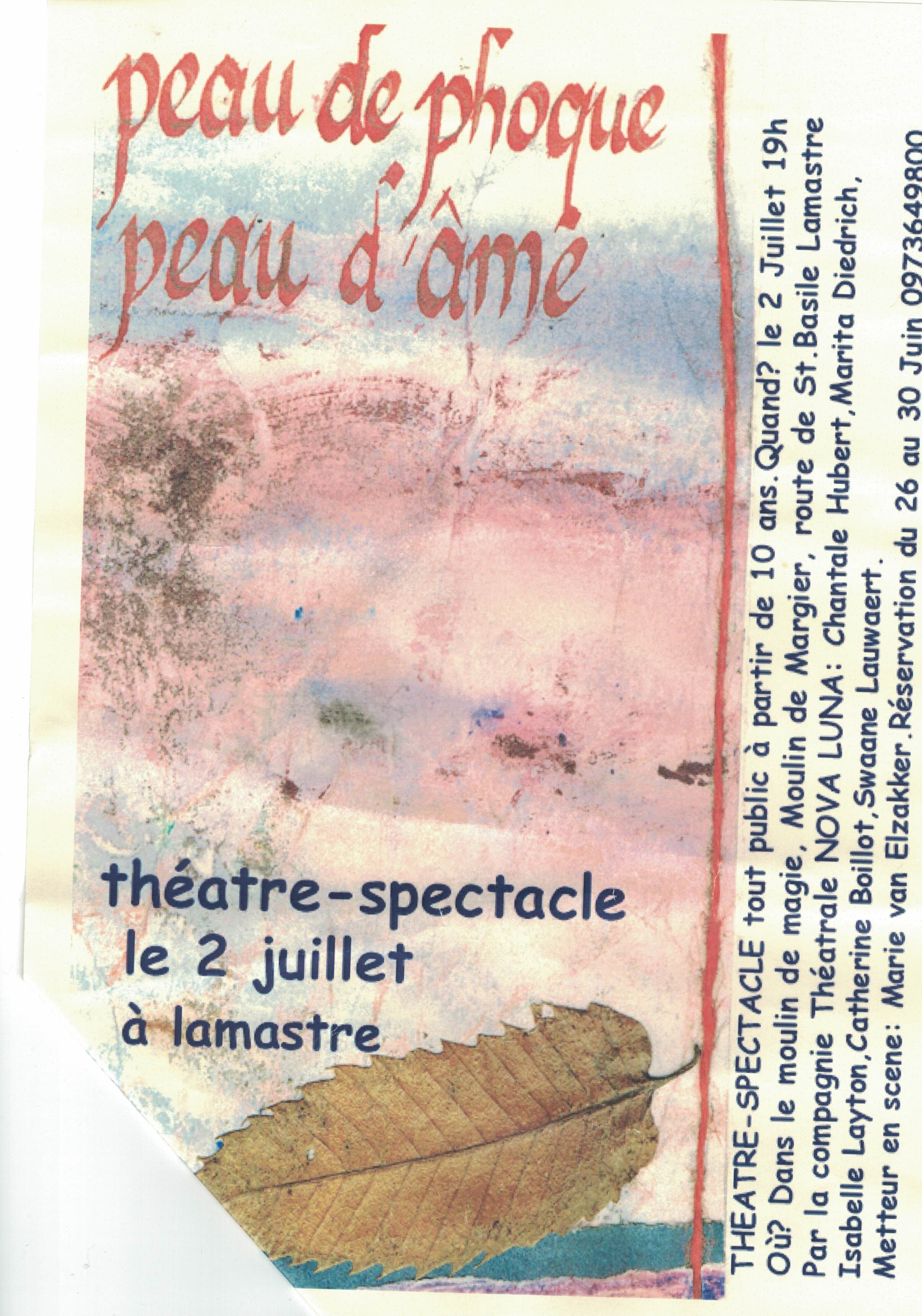 peau de phoque peau d'ame lamastre theatre