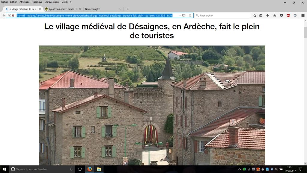 desaignes village caractere reportage FR3