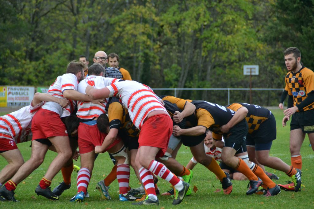 RUGBY lamastre saint rambert albon mélée