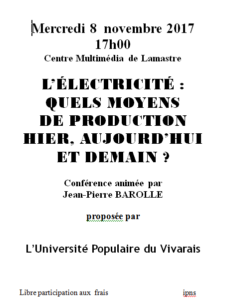 U P V lamastre electricité