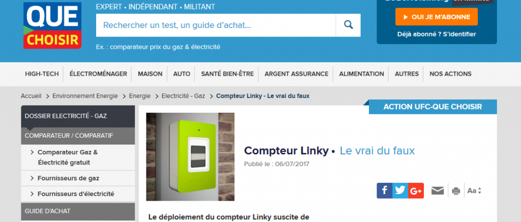 que choisir linky compteur electrique